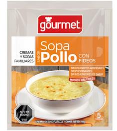 Sopa Gourmet Pollo con Fideos 70 g