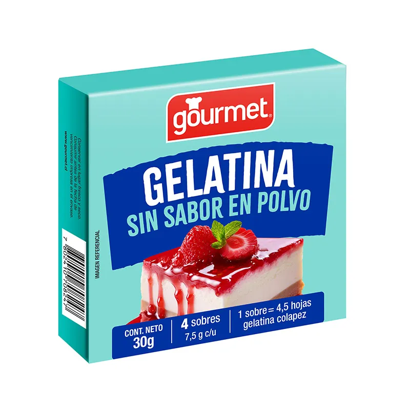 Gelatina sin Sabor Gourmet 30 grs.