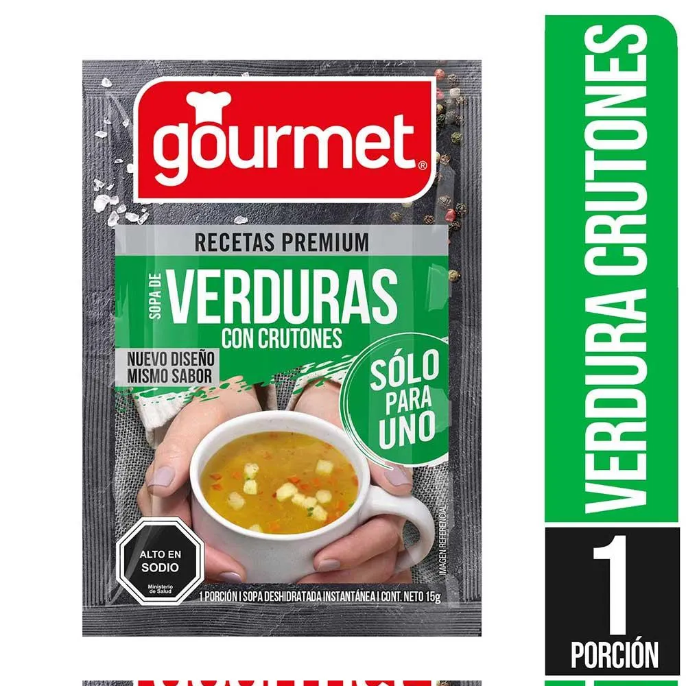 Sopa Gourmet para Uno Verduras 15 g