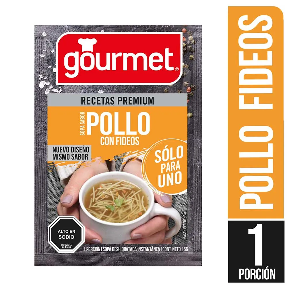 Sopa Gourmet Consomé Pollo 15 grs.