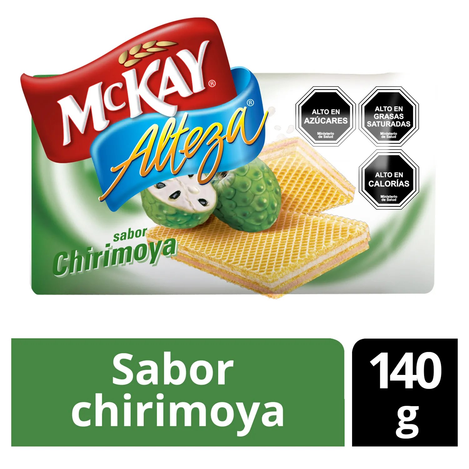 Galletas Mckay Oblea Chirimoya 140 g