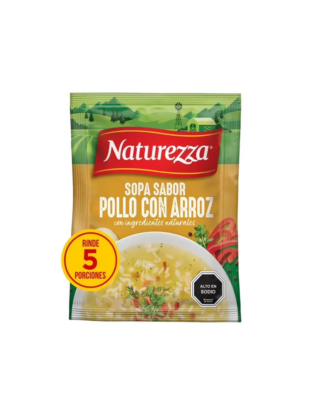 Sopa Naturezza Pollo con Arroz 55 g