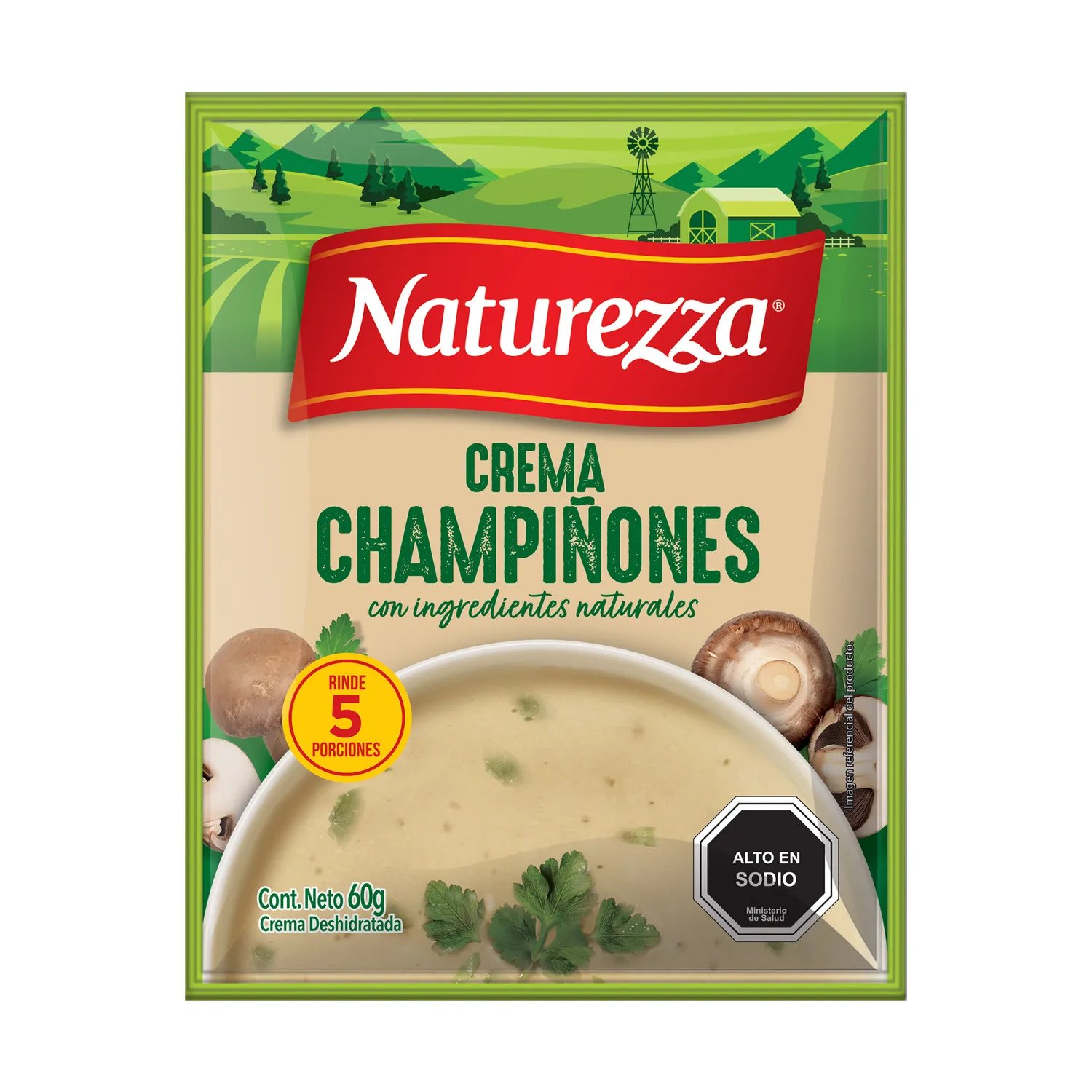 Crema Naturezza Champiñón 60 g