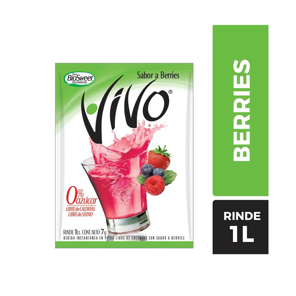 Refresco Vivo Berries 7 grs.