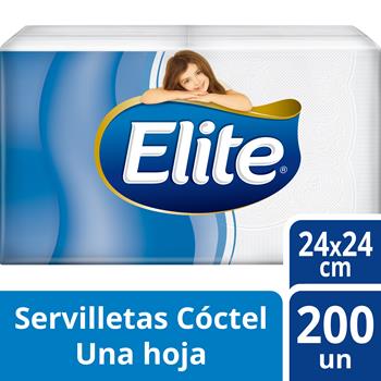 Servilletas Elite Pack 200 un
