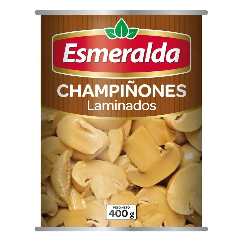 Champiñones Esmeralda Laminados 400 grs.