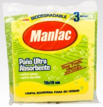 Paño Manlac Ultra Absorbente 3 un