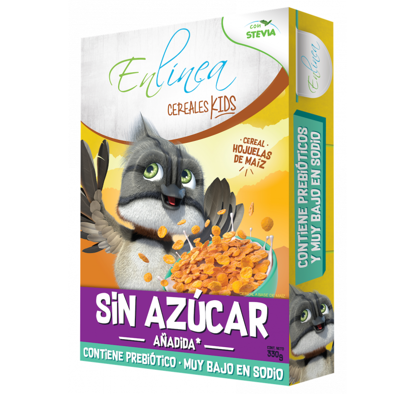 Cereal Enlínea Kid Maíz 330 g
