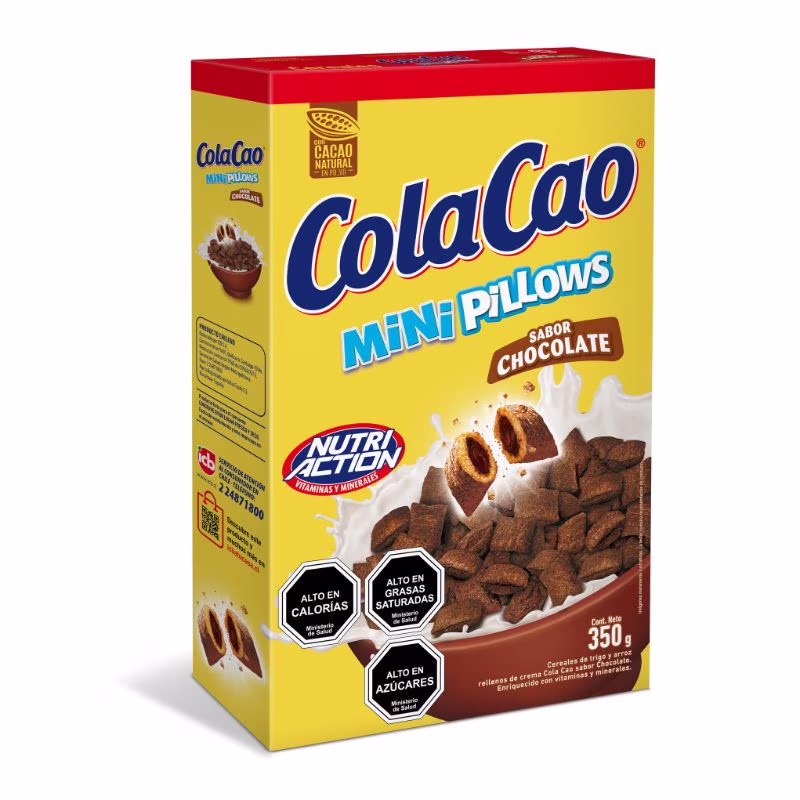 Cereal Pillow Mini Chocolate 350 grs.