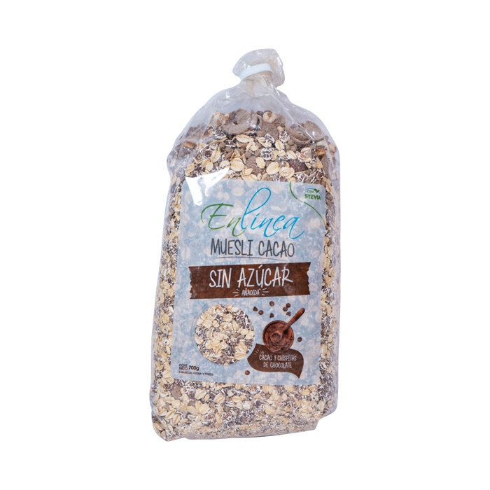 Muesli Enlínea Cacao 700 g