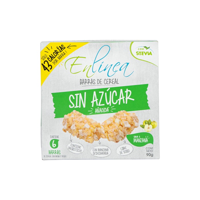 Cereal Enlinea Manzana 90 grs.