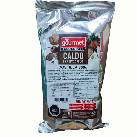 Caldo Gourmet Costilla 800 g