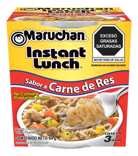 Maruchan Lunch Carne 64 grs.