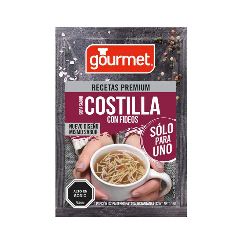 Sopa Gourmet para Uno Costilla 15 grs.