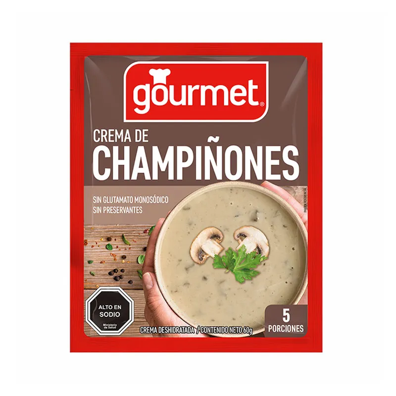 Crema de Champiñones Gourmet Sobre 60 g