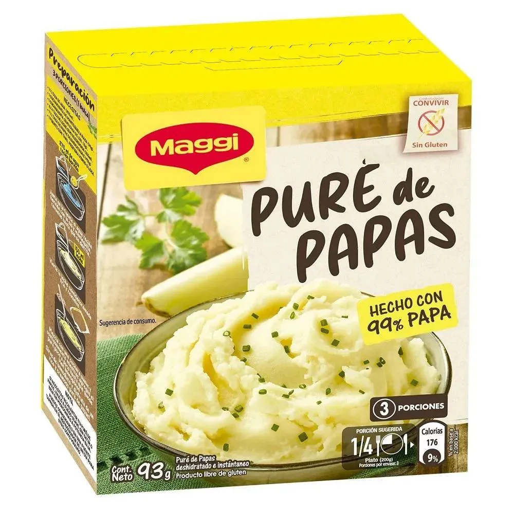 Puré Papa Maggi 93 grs.