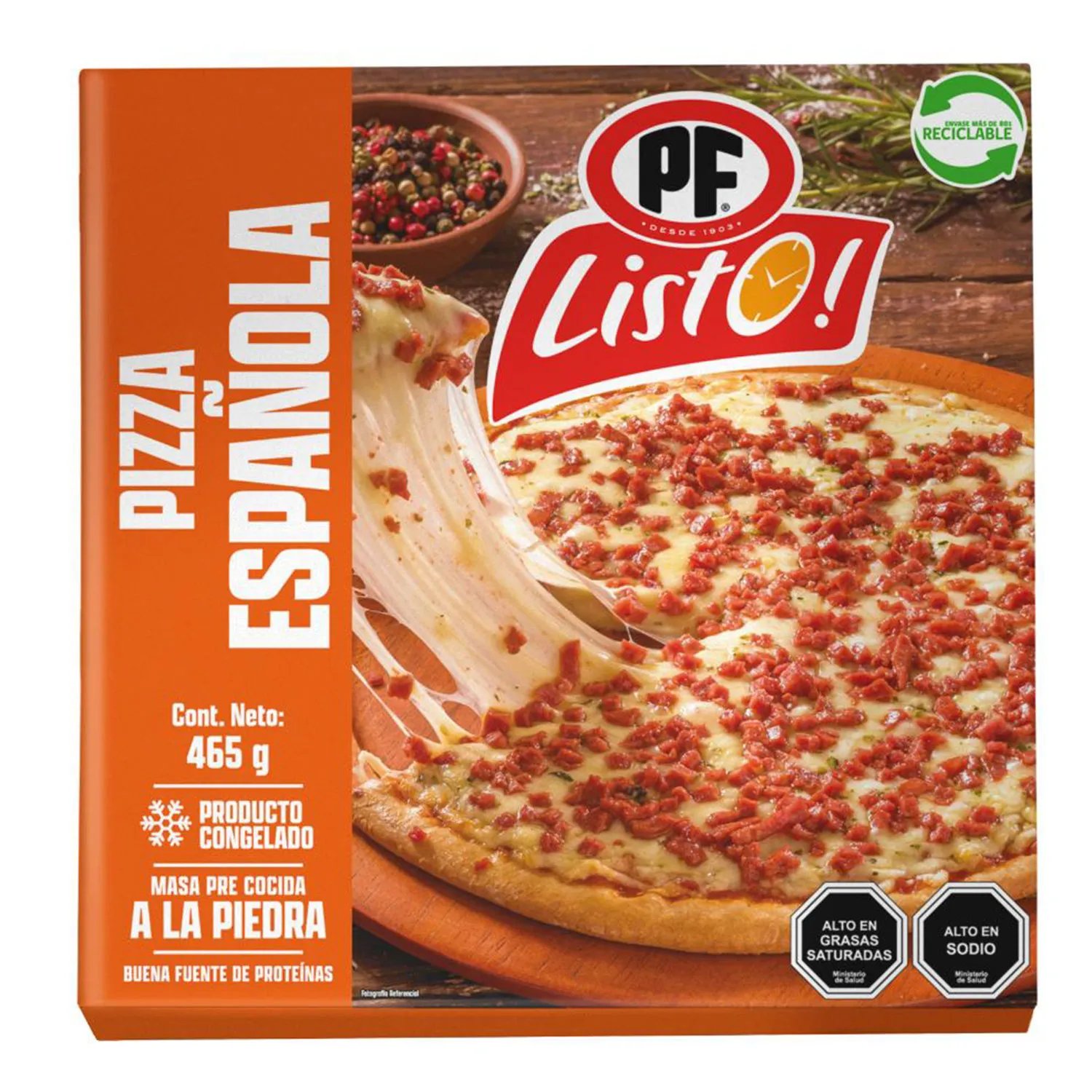 Pizza Pf Española 465 grs.