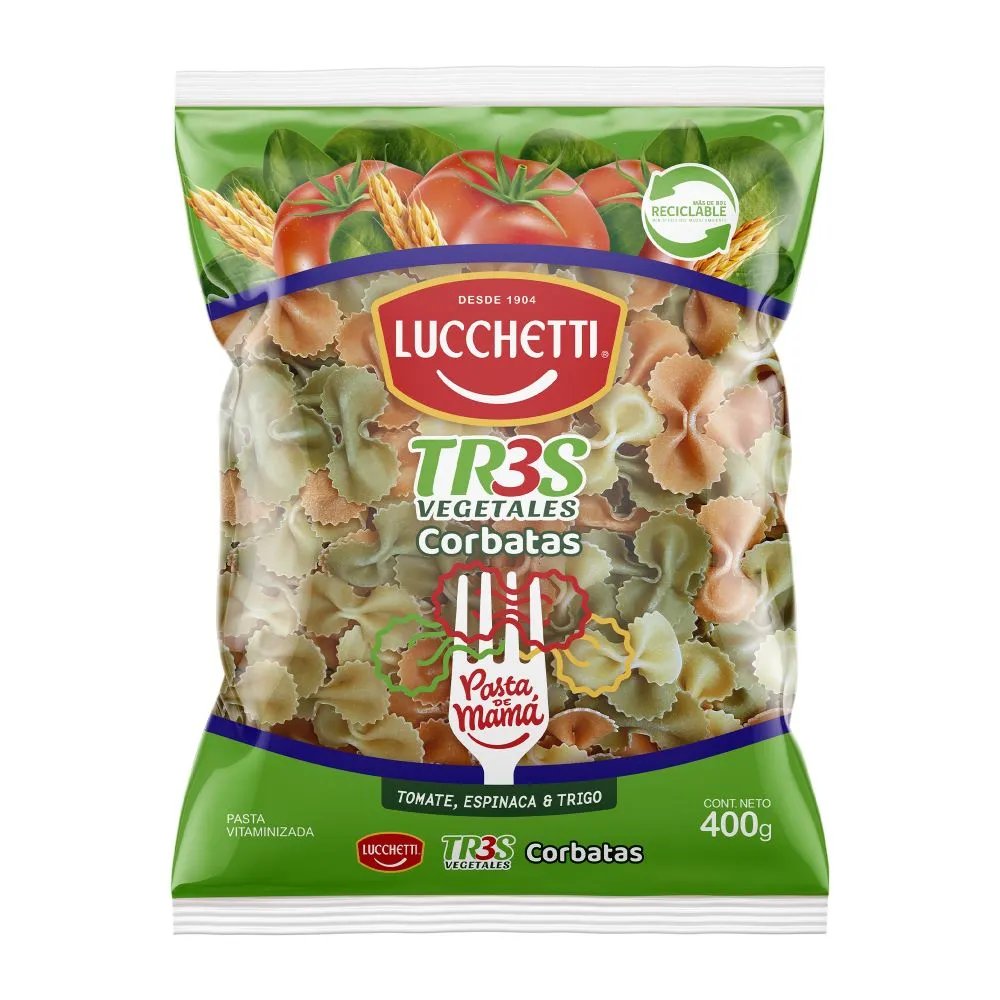Corbata Lucchetti 3 Sabores 400 g