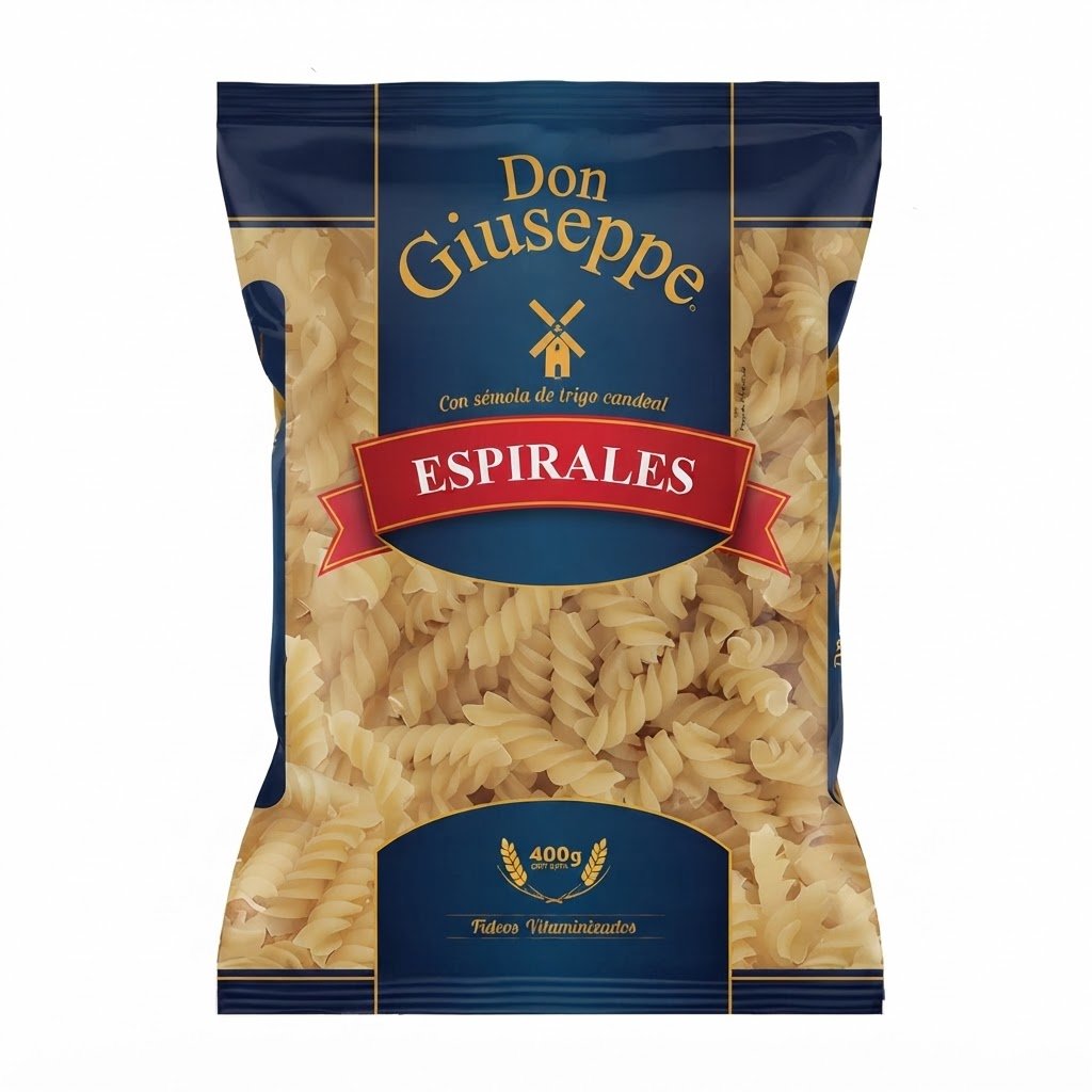 Fideos Don Giuseppe Espiral 400g