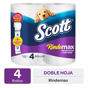 Papel Higiénico Scott 4Rollos