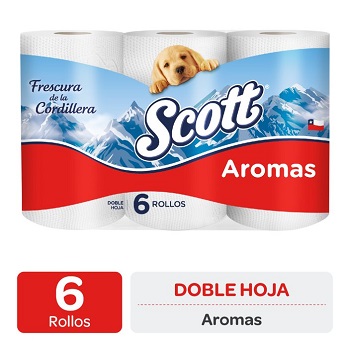 Papel Higiénico Scott Aromas 6Rollos