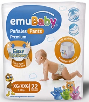 Pañal Emubab Pants Xg/Xxg 22 unidades.