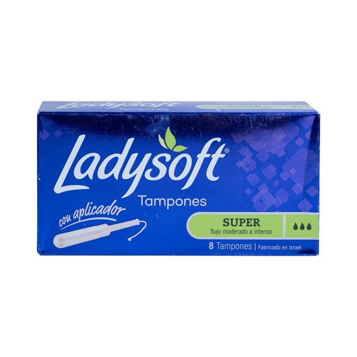 Tampón Ladysoft Super 8 unidades.