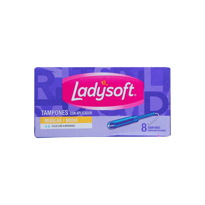 Tampón Ladysoft Regular 8 unidades.