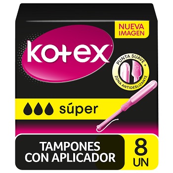 Tampón Kotex 12 unidades.