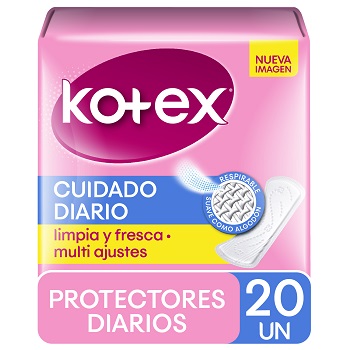 Protector Kotex 20 unidades.