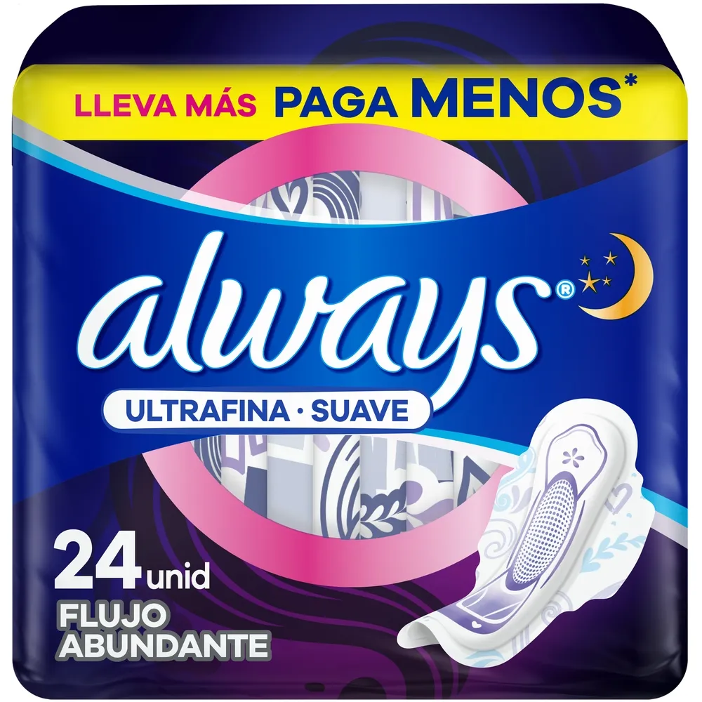 Toalla Always Nocturna Ultra Fina 8 un