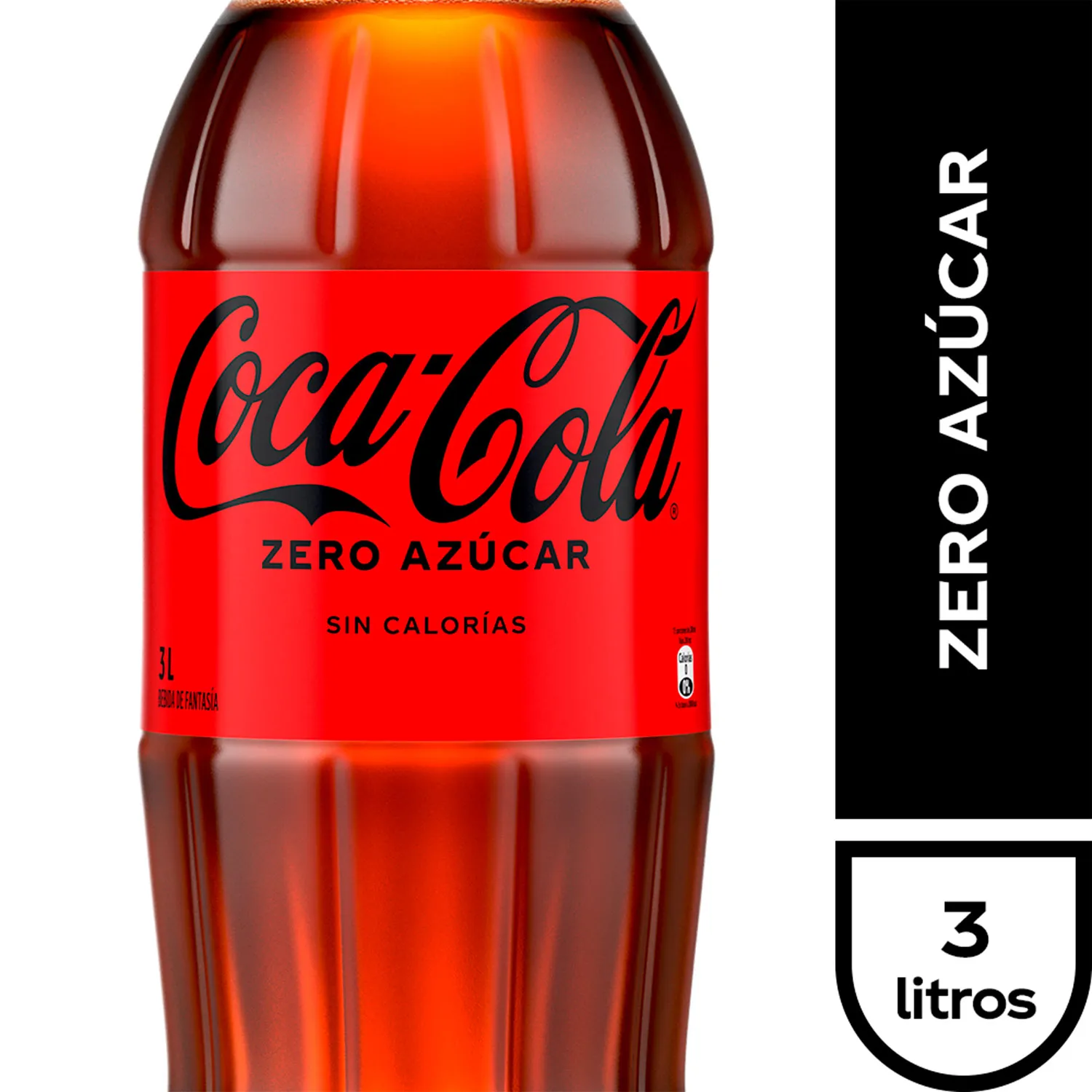 Bebida Coca Cola Zero 3 lts.
