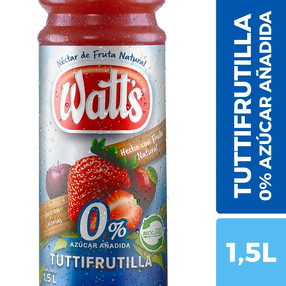 Néctar Watts Frutilla Light 1.5 L