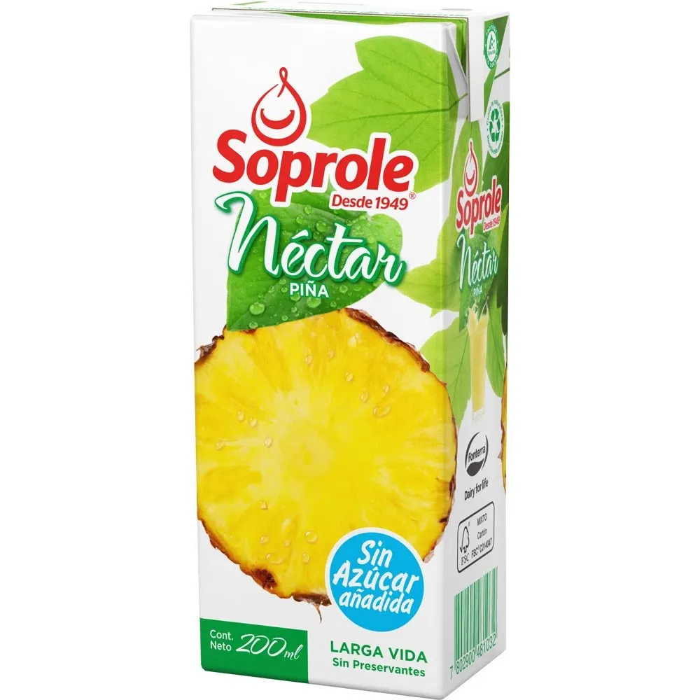 Néctar Soprole Piña 200 ml