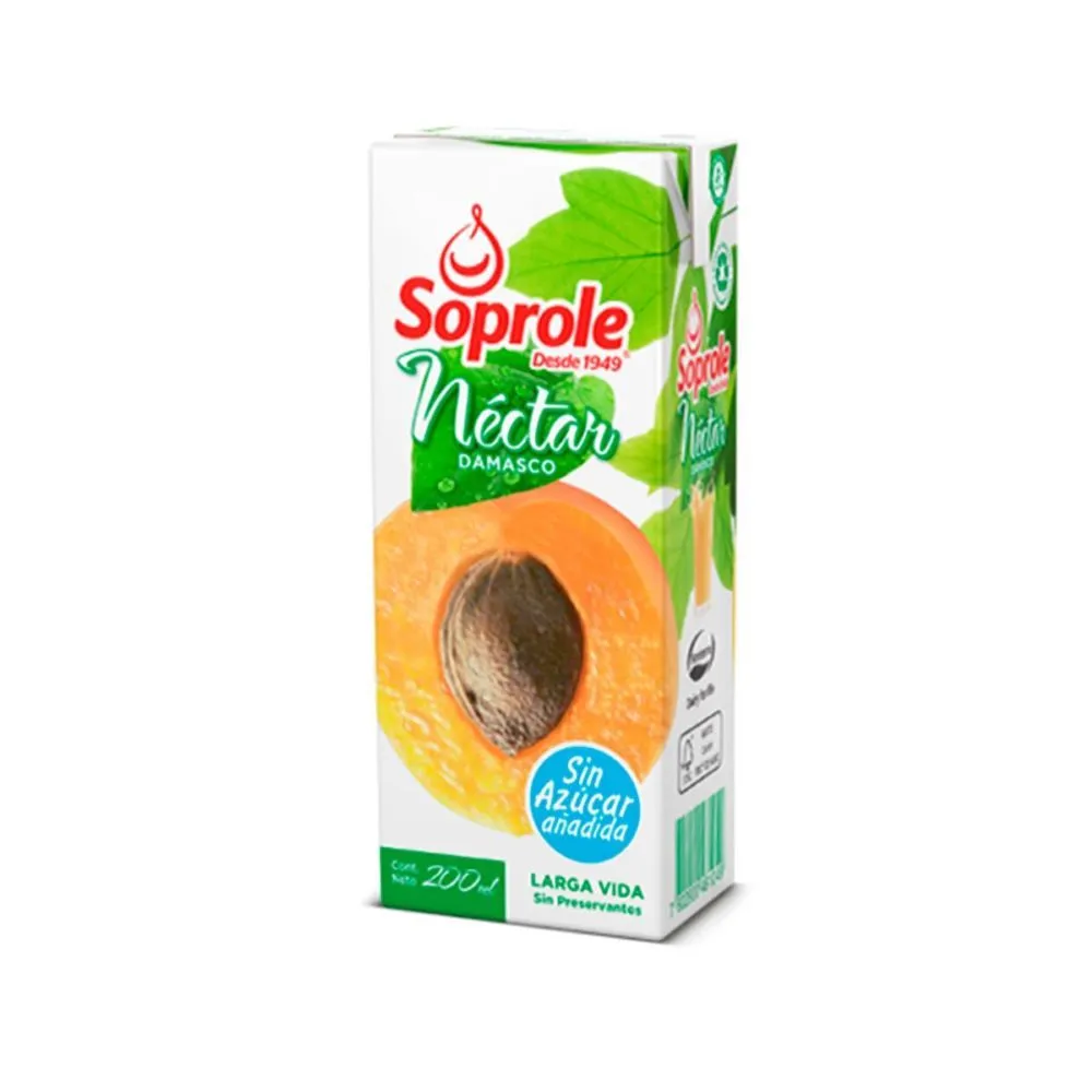 Néctar Soprole Damasco 200 ml