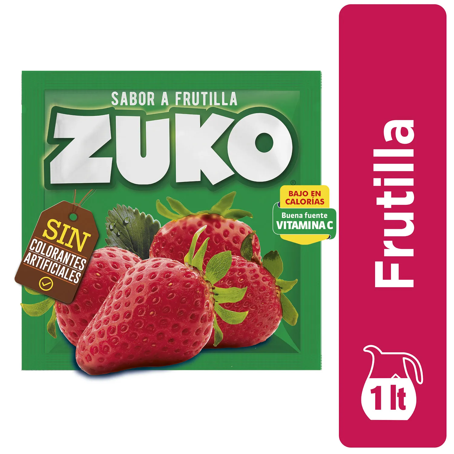 Refresco Zuko Frutilla 15 g