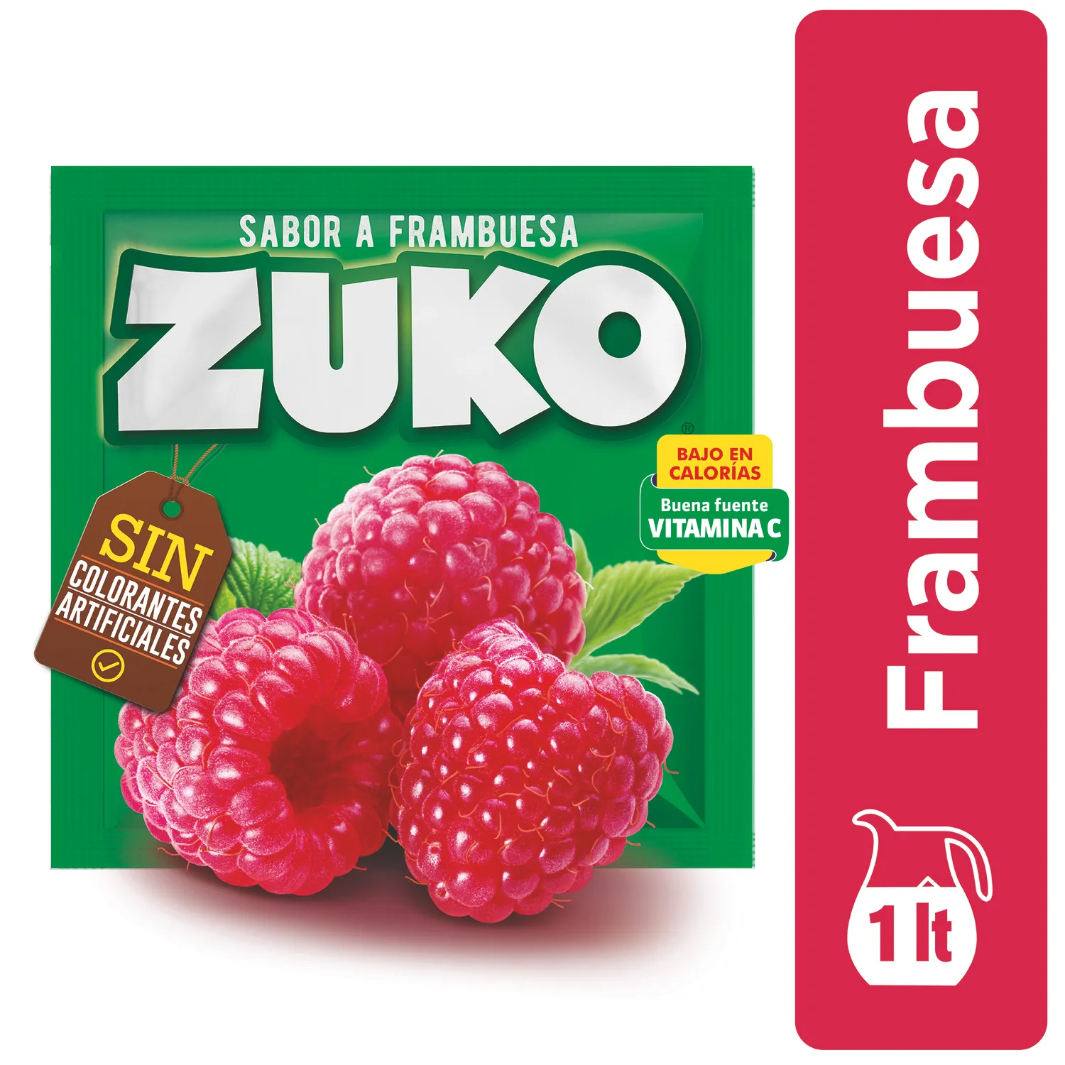 Refresco Zuko Frambuesa 15 g