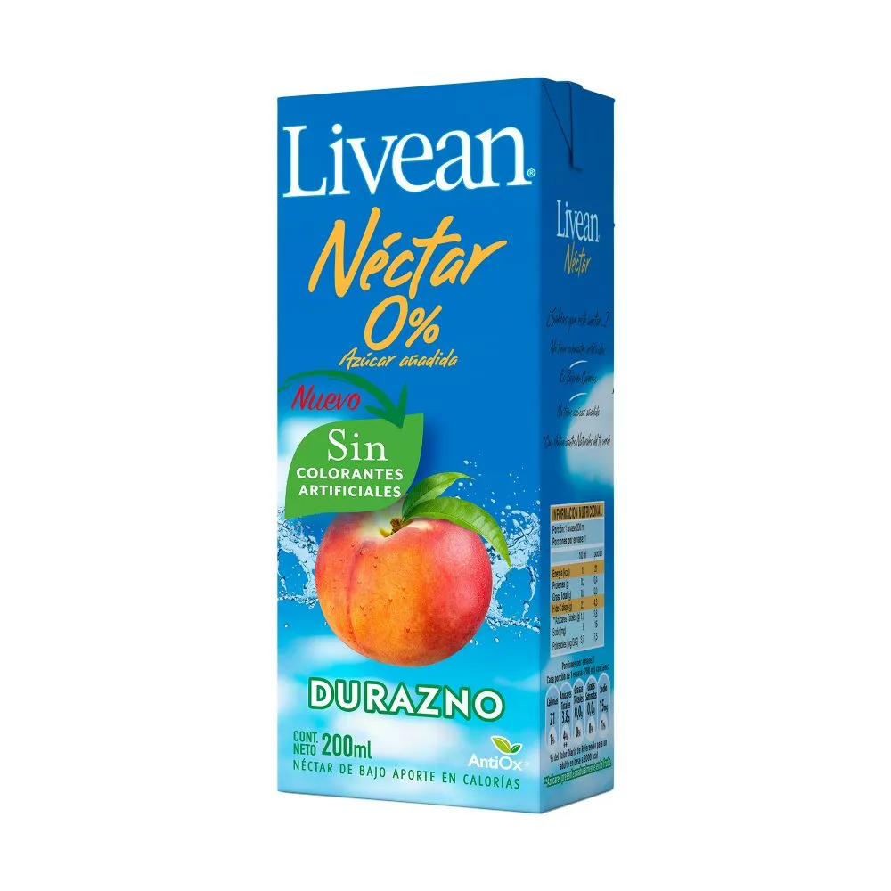 Néctar Livean Durazno 200 ml