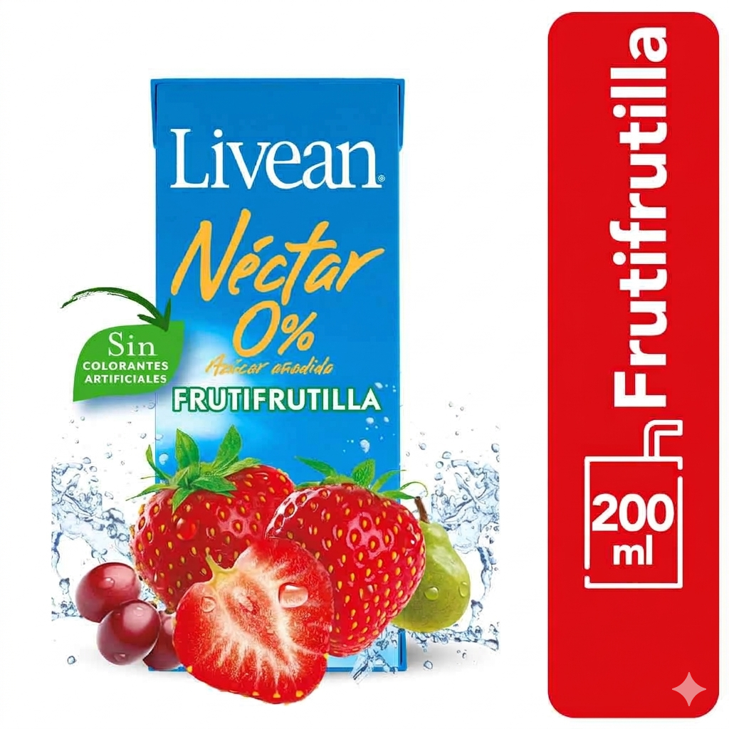 Néctar Livean Multifrutilla 200 ml
