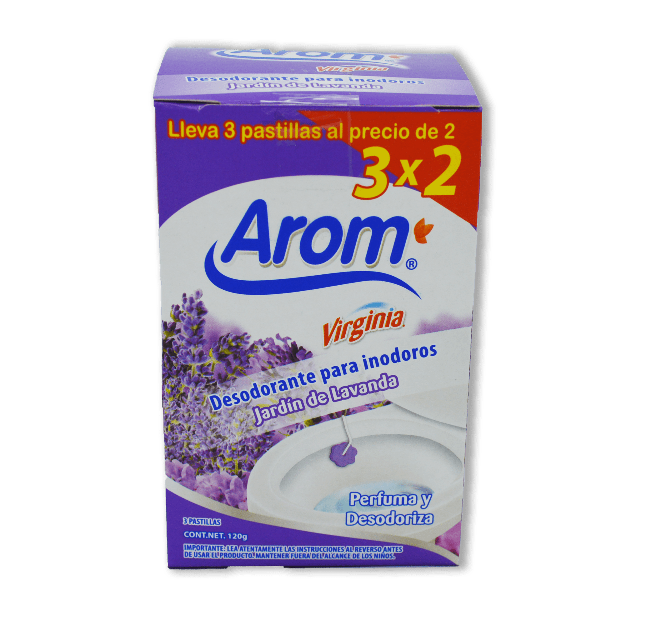 Desodorante Arom Wc 120 g 3x2 un