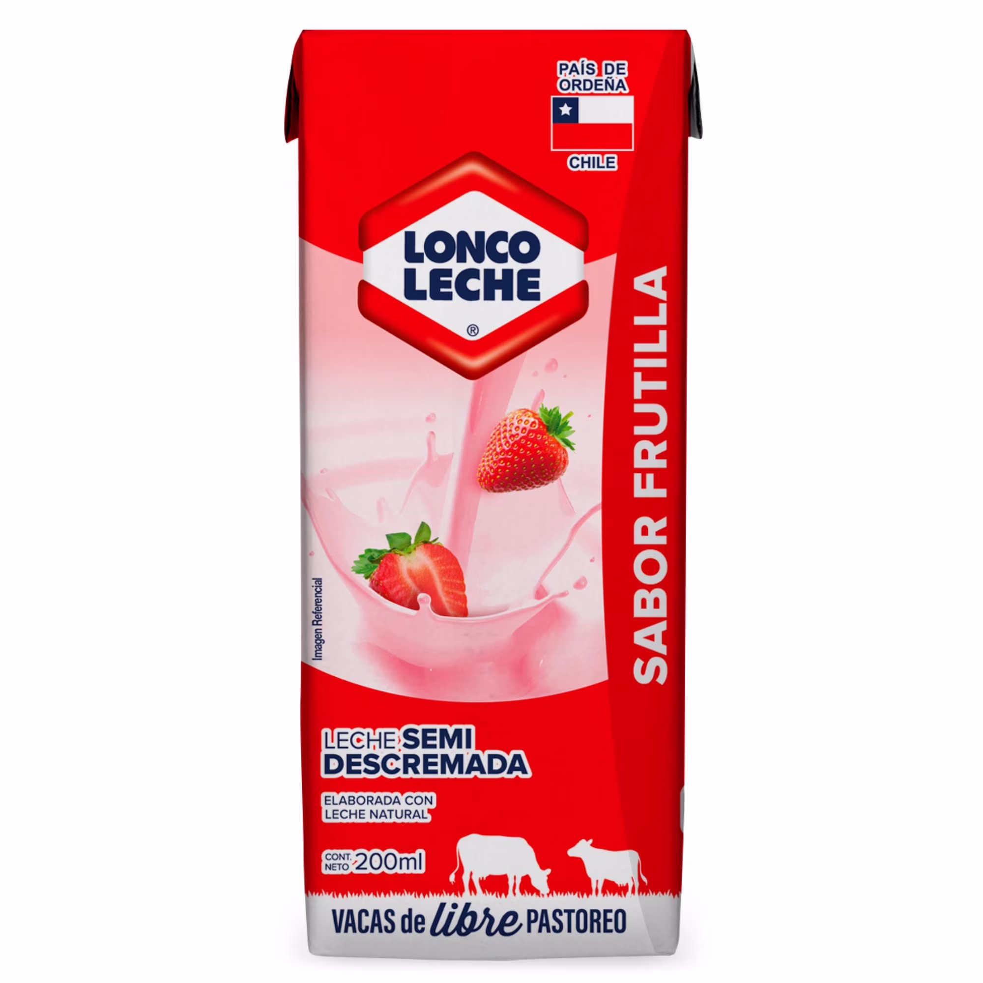 Leche con Frutilla Loncoleche 200 ml
