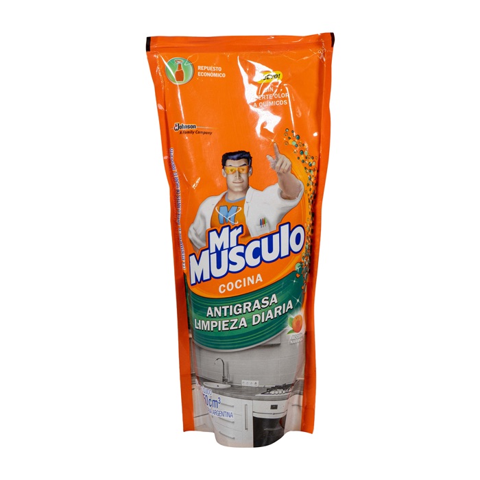 Mr Músculo Antigrasa Naranja Doypack 450 ml