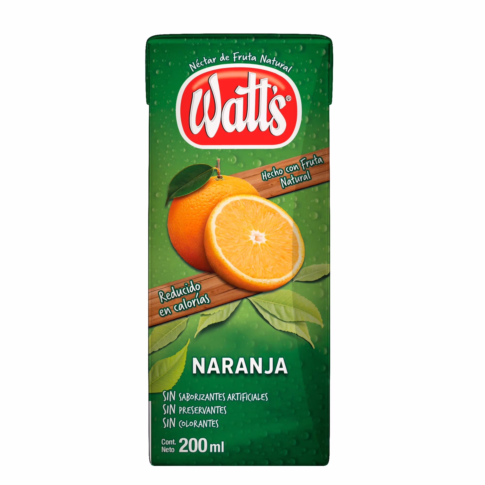 Néctar Watts Naranja 200 ml