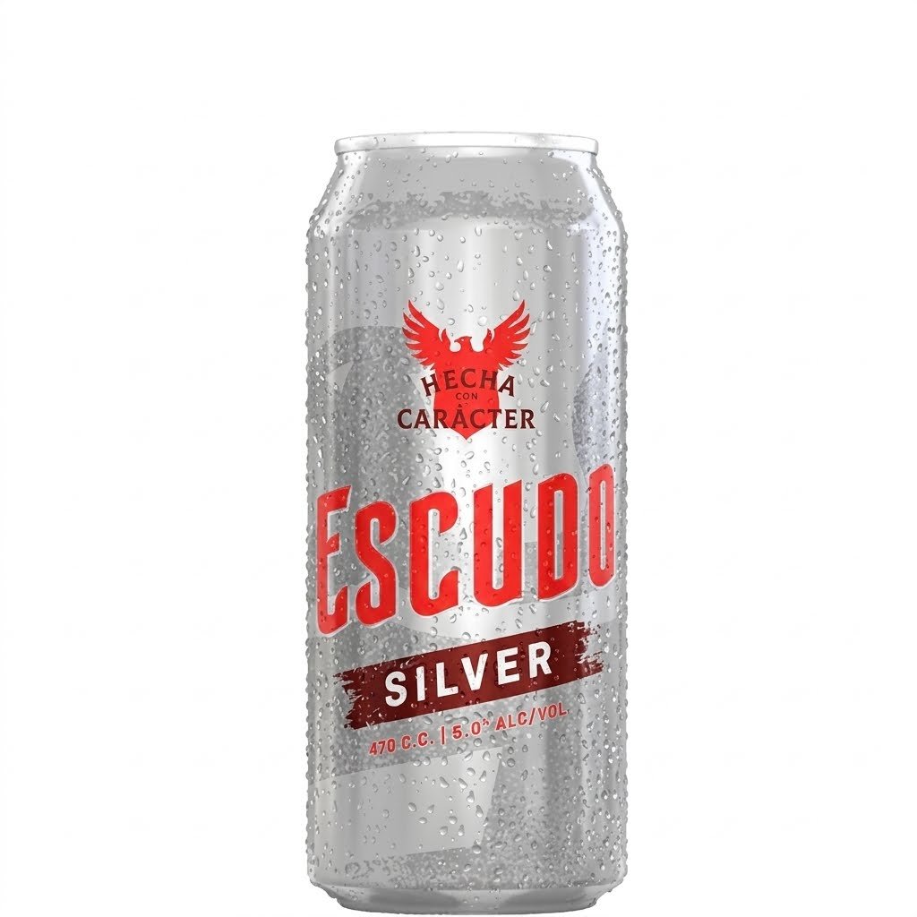 Cerveza Escudo Silver 470 ml