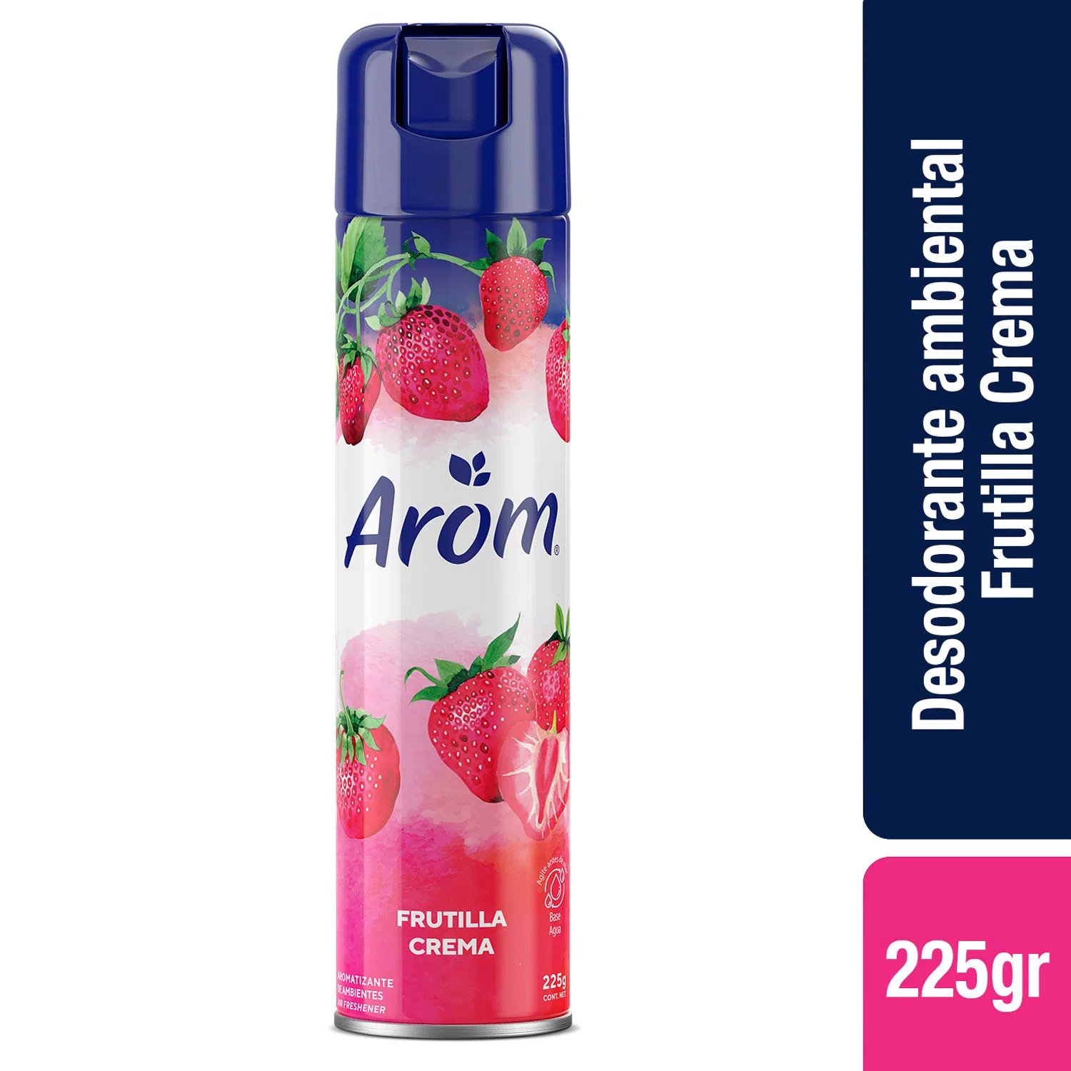 Desodorante Ambiental Arom Frutilla Crema 225 grs.