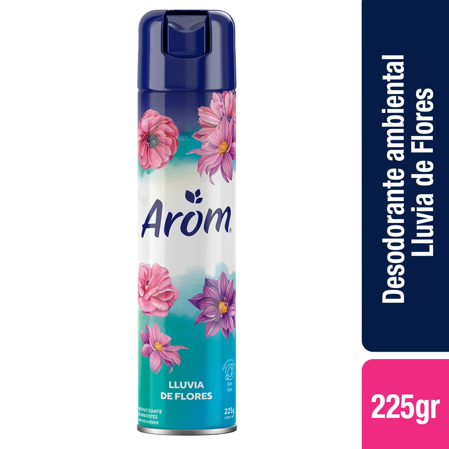 Desodorante Ambiental Arom Lluvia Floral 225 ml