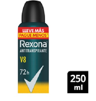 Desodorante Rexona V8 250 ml