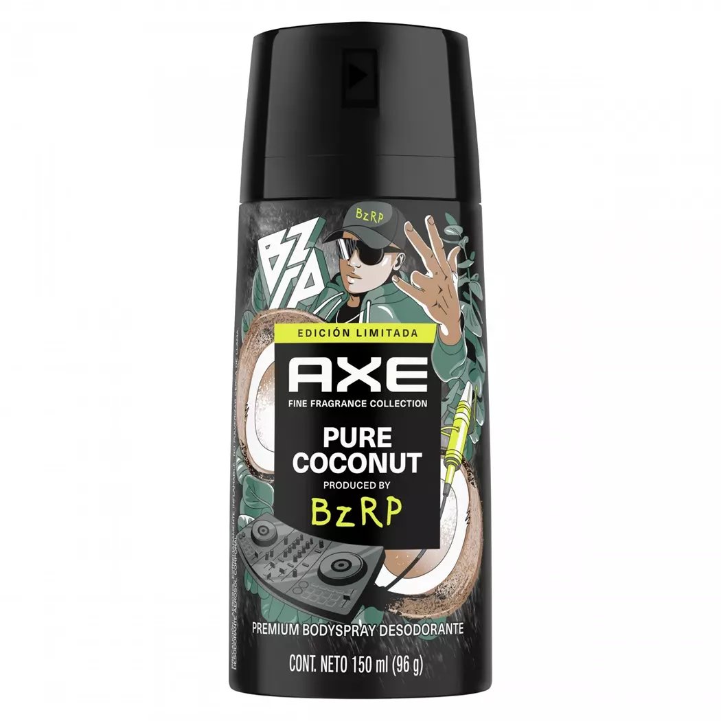 Desodorante Axe Bzrp Puré Coconut 150 ml