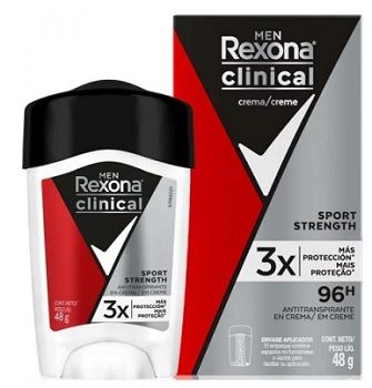 Desodorante Rexona Clinical Sport Strength 48 g