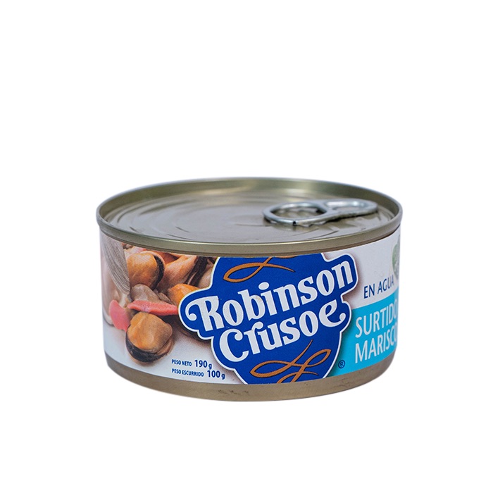 Surtido de Mariscos Natural Robinson Crusoe 190 g